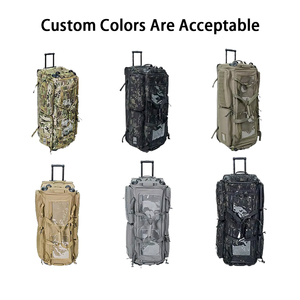 Sac tactique gris OEM, étanche, léger, en cuir Oxford et nylon, accessoires personnalisés, valise pour armes à feu, grande capacité, lisse - Product Image 4