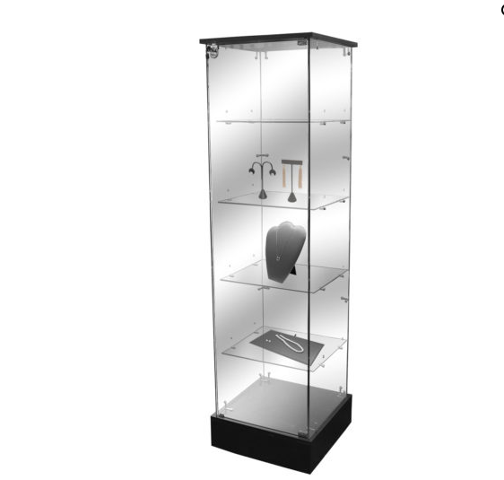 Frameless Glass Display showcase glass Display