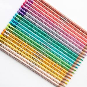 Ensemble de crayons de couleur pour enfants personnalisables, papeterie scolaire, crayon HB standard avec <span class=keywords><strong>gomme</strong></span> - Product Image 1