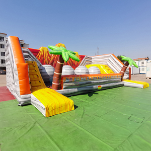Attractions interactives de fête foraine en plein air, jeux gonflables géants pour enfants, effet de lave qui coule. - Product Image 2