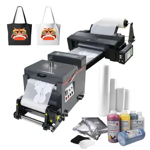 Professional dtf printer a3 printing machine L1800 1805 R1390dtf printer with powder shaker machine