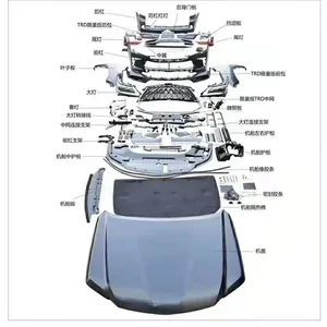 雷克萨斯LX570旧车型的车身套件升级为新车型的汽车零件和附件车身套件para autos