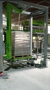 Tự động plc-kiểm soát áp lực thủy lực Gói phim đóng đai máy gạch Đóng gói khối bê tông làm palletizing - Product Image 3