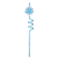Décoration de fête d'anniversaire classique sur le thème du pays des merveilles d'hiver, flocon de neige scintillant, paillettes symétriques, plastique imperméable