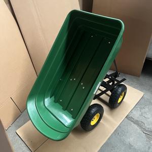 Chariot <span class=keywords><strong>de</strong></span> <span class=keywords><strong>jardin</strong></span> à 4 roues, 75L, <span class=keywords><strong>brouette</strong></span> basculante, chariot utilitaire, remorque - Product Image 6