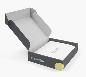 Boîtes en papier ondulé de luxe écologique pour chaussures, artisanat, cosmétiques et vêtements, emballage en relief avec logo personnalisé - Product Image 6