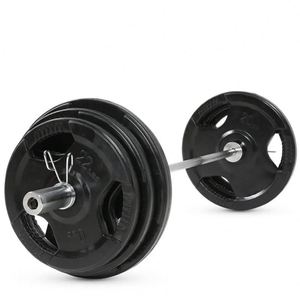 Equipo de Gimnasio Comercial para el Hogar, Discos de Pesas, Discos de Levantamiento de Pesas, Discos de Pesas de Hierro con Revestimiento Tri-Grip, Discos de Pesas de Goma - Product Image 4
