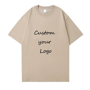 T-shirt personnalisé en coton 100 % de haute qualité, grande taille, impression numérique du logo, col rond, 2026 - Product Image 4