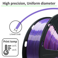 Filament d'imprimante 3D PLA Silk Tri-Color GEEETECH EU FR Warehouse 1,75 mm 10 rouleaux/carton