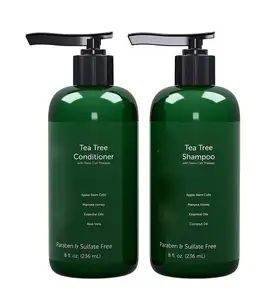 OEM Tea Tree Olie Shampoo Conditioner Set Met Manuka Honing & Stamcellen Voor Anti Roos Behandeling