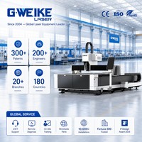 Machine de découpe laser à fibre pour tôles métalliques en acier inoxydable 1,5 kW, prix usine Chine, avec source laser IPG Cypcut AI/BMP, refroidie par eau