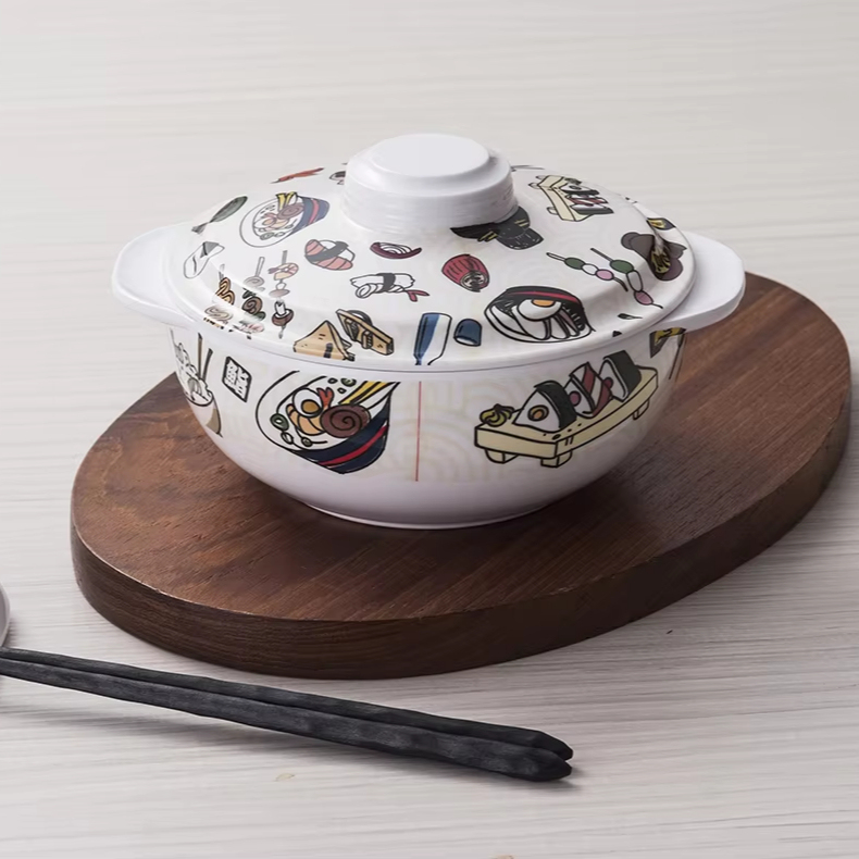 Full Design Melamine Bowl Set Ramen