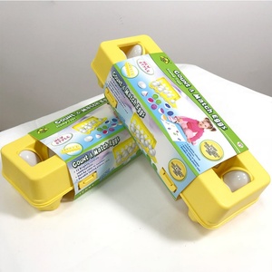 Juguete Educativo Temprano para Niños, Rompecabezas de Huevos de Simulación de Plástico con Formas y Colores para Combinar, para Niños de 7 a 12 Años - Product Image 4