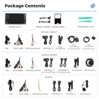 Autoradio Android DUDUAUTO DUDU7 pour VW Touareg 2002-2010, 12 Go 256 Go, HiFi DSP, GPS double bande, navigation à écran partagé, unité centrale