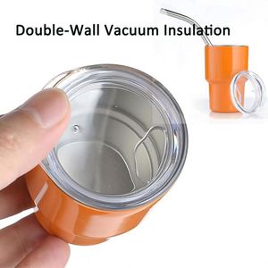 Verre à shot personnalisé avec logo 2oz 3oz, Gobelet de bar isotherme réutilisable en acier inoxydable avec logo personnalisé 50ml 90ml, Verre à whisky - Product Image 4