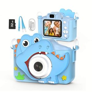 Appareil photo numérique instantané pour enfants, 32 Go, mini, avec impression vidéo, pour enfants, avec mémoire, appareil photo pour enfants, dinosaure - Product Image 1