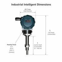 Controlador de Temperatura Inteligente TM27 con Pantalla LED Dual, Transmisor Inteligente, Alarma de Relé de 4 Vías, RS485 Modbus RTU, a Prueba de Explosiones