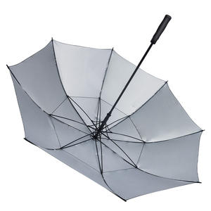 Ombrello da golf con logo personalizzato uv argento ventilato ad aria a doppio strato in cina - Product Image 4