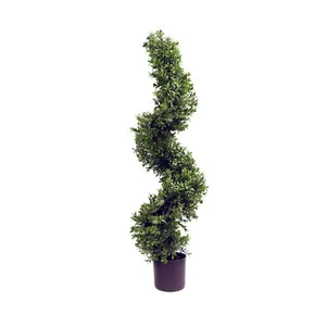 Xunmengyuan 6FT Tall Artificial Ivy Hedge Spiral Tree Home Office Perfect Housewares Gift Decoration Made in China