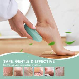 Gomme à cheveux en verre pour femmes et hommes Exfoliation indolore réutilisable Nano Magic Foot File pour un confort de relaxation - Product Image 4