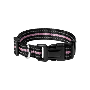 폴리에스터로 만든 애완 동물을위한 조절 가능한 플라스틱 버클 클래식 훈련 칼라와 2023 내구성 나일론 개 칼라 - Product Image 4