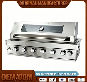 Built-In Gas <b>BBQ</b> for Villa Courtyard Outdoor Kitchen With Convenient Charcoal Option 601B Built-in Gas <b>BBQ</b> Kitchen - Product Image 1