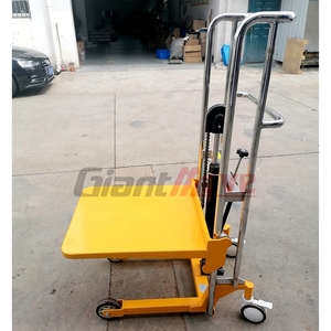 Fabrika Outlet manuel Platform Forklift hidrolik el istifleyici 400kg, taşınabilir manüel paletli kamyon - Product Image 4