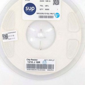 Factory Direct RR3225 1210L180JT 1210 3225 Resistors Chip Resistors SMD Resistors 18ohm 5% 1/2W Thick Film Resistor - Product Image 1