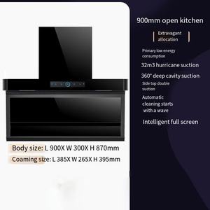 900มม. เครื่องดูดควันอัจฉริยะ7แบบดูดด้านบนสุดทำความสะอาดอัตโนมัติแบบอักษรตัวดูดคู่บนปล่องไฟบ้านอิน<span class=keywords><strong>เวอร์</strong></span><span class=keywords><strong>เตอร์</strong></span> - Product Image 3