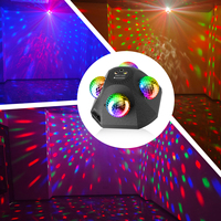 Luz de Fiesta con Control Remoto, Pirámide, RGB LED, Láser, Bola Mágica, Luz de Discoteca para Club, Bar, Hogar, Cumpleaños, Navidad