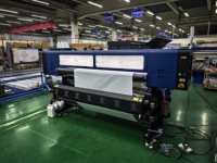 Imprimante textile à sublimation par transfert thermique 4 têtes 1,9 m pour vêtements – Machine d'impression numérique par sublimation