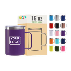 Màu hồng 16oz cốc cà phê biểu tượng tùy chỉnh UV in kim loại cá tính <span class=keywords><strong>Mugs</strong></span> với xử lý chân không sữa cốc cà phê với nắp 480ml ly cốc - Product Image 6