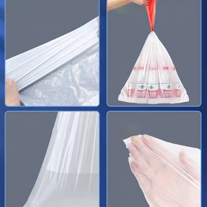 Chống ẩm chất thải y tế/thùng rác/rác đóng gói dây rút túi poly với vẽ Băng Side miếng vải hình tam giác thiết kế cho vớ giày lông - Product Image 6