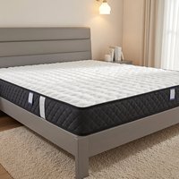 Matelas à ressorts en mousse à mémoire de forme haute densité, écologique, durable, pliable, chauffant, fermeté moyenne, anti-fatigue, 20 cm, chambre à coucher