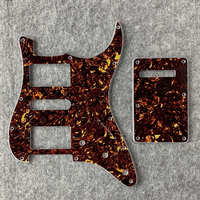 Plaques de protection de guitare en écaille de tortue brune 4 plis HSH St Pickguard pour pièces de guitare électrique