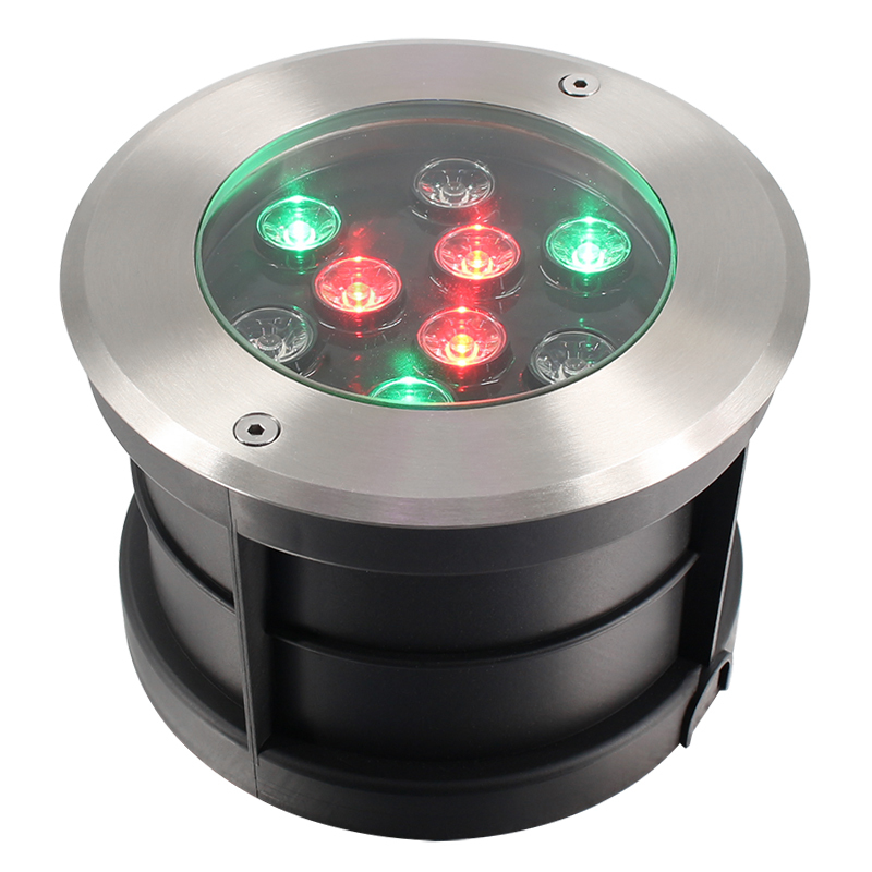 304 Stainless Steel IP68 Recessed RGB DMX Control Underwater Pool Light