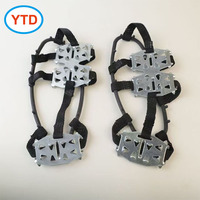 YTD YTD-065 Couvre-chaussures de protection antidérapants en acier inoxydable pour escalade sur glace et alpinisme en extérieur