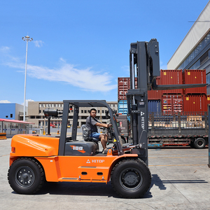 Nueva Carretilla Elevadora Diésel Contrapesada de <span class=keywords><strong>10T</strong></span> con Desplazador Lateral y Gran Potencia para Puerto - Product Image 5