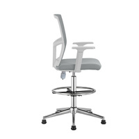 Chaise de bureau moderne à dossier moyen en maille, réglable, pour bureau debout