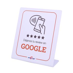 Base NFC de PVC de 13.56MHz con Diseño Personalizado para Reseñas de Google, TikTok, Instagram, <span class=keywords><strong>Facebook</strong></span>, Interfaz de Comunicación RFID - Product Image 5