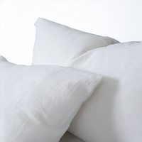 Parure de lit double de luxe en coton égyptien 300 fils, respirante et durable, toutes saisons, avec housse de couette blanche 4 pièces, taille King Super