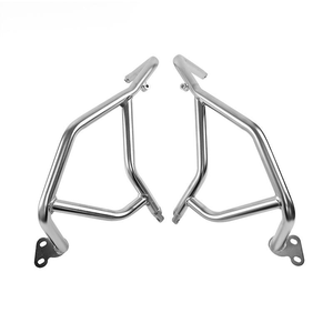 Protection de moteur en acier inoxydable pour moto <span class=keywords><strong>Suzuki</strong></span> <span class=keywords><strong>V</strong></span>-<span class=keywords><strong>Strom</strong></span> <span class=keywords><strong>650</strong></span> DL650 2024 2025, barre anti-chute, pare-chocs de route, noir argenté - Product Image 2