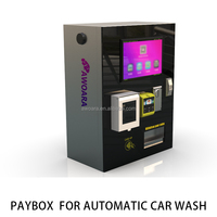 Boîte de paiement pour le lavage automatique de voiture Carte de crédit QR Pay Cash and Coin Self Service Boîte de paiement pour le lavage de voiture Boîte de contrôle pour le lavage de voiture