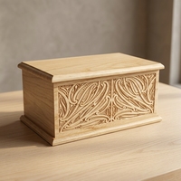 Urna Conmemorativa de Madera para Mascotas, Perros y Gatos, con Marco para Foto, Producto Funerario de Madera Sólida