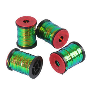 Gros montage de mouches matériaux paon mylar tinsel - Product Image 1