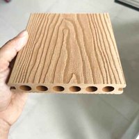Plancher composite creux WPC à texture bois profonde 3D avec gaufrage profond