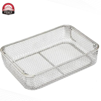 Paniers d'autoclave perforés en métal d'acier inoxydable de 316 304 pour la stérilisation médicale
