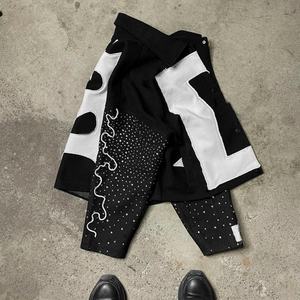 เสื้อแจ็คเก็ตบอมเบอร์ฮิปฮอป คอปกพับได้ ลายกราฟิกแบบนามธรรม สไตล์สตรีทแวร์ สำหรับผู้ชาย ลำลอง ซิปแบบสั่งทำพิเศษ - Product Image 6