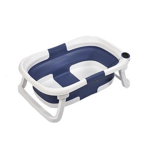 Bañera Plegable Personalizada de Tres Pliegues con Medición de Temperatura para Bañar y Lavar Bebés de 0 a 12 Meses, Polipropileno PP - Product Image 3