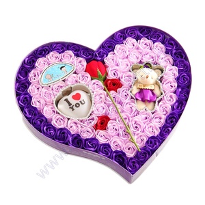 Regalos de San Valentín, Caja de Rosas, Jabones en Forma de Rosa, Rosas Eternas, Globos de Pétalos de Galaxia, Osito de Peluche para San Valentín, Te Amo, Regalo de San Valentín - Product Image 3